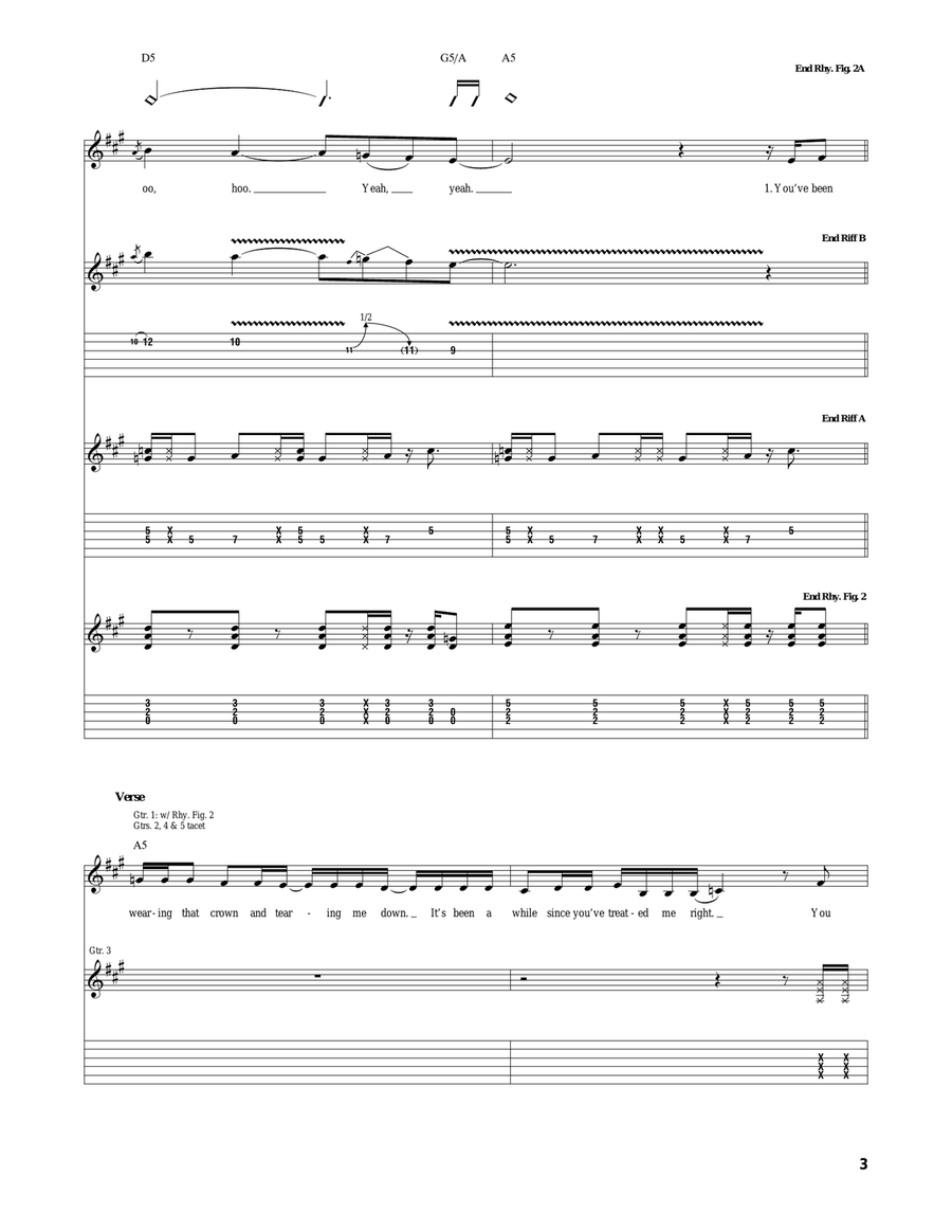 Done Done Acoustic Guitar scores gallery preview page 3