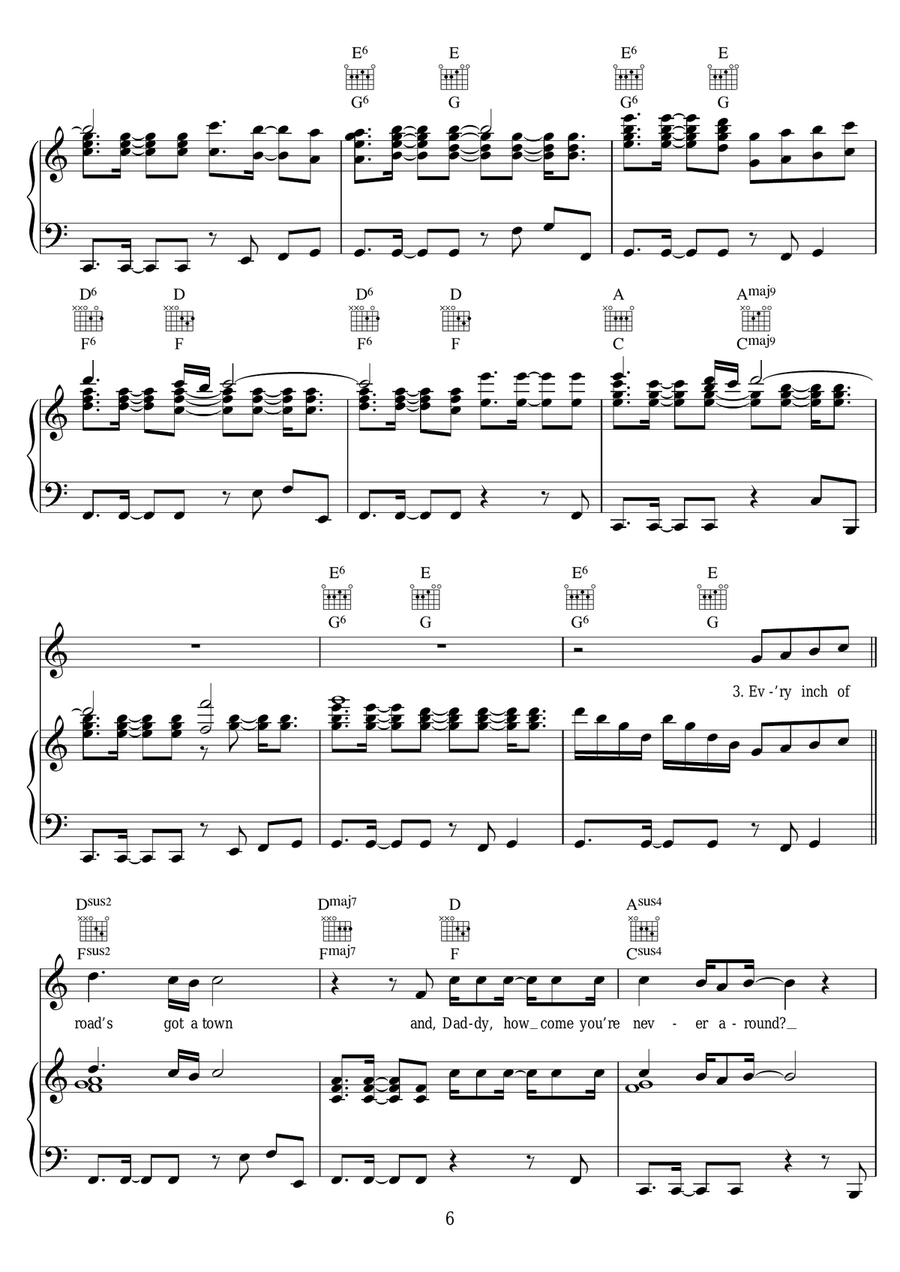 Everything Now Everything Now Piano, Vocal scores gallery preview page 6