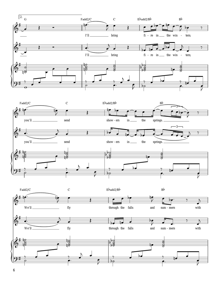 Longer Longer Vocal Duet scores gallery preview page 3
