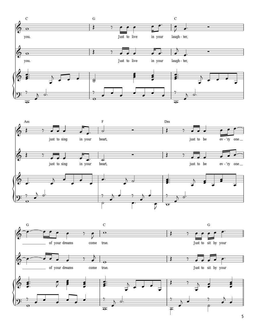 For You For You Vocal Duet scores gallery preview page 2