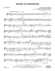 Hymn to Freedom - Bb Clarinet 1