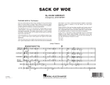 Sack of Woe - Conductor Score (Full Score)