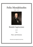 Rondo Capriccioso op.14 for flute and Orchestra