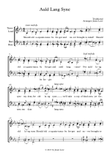 Auld Lang Syne