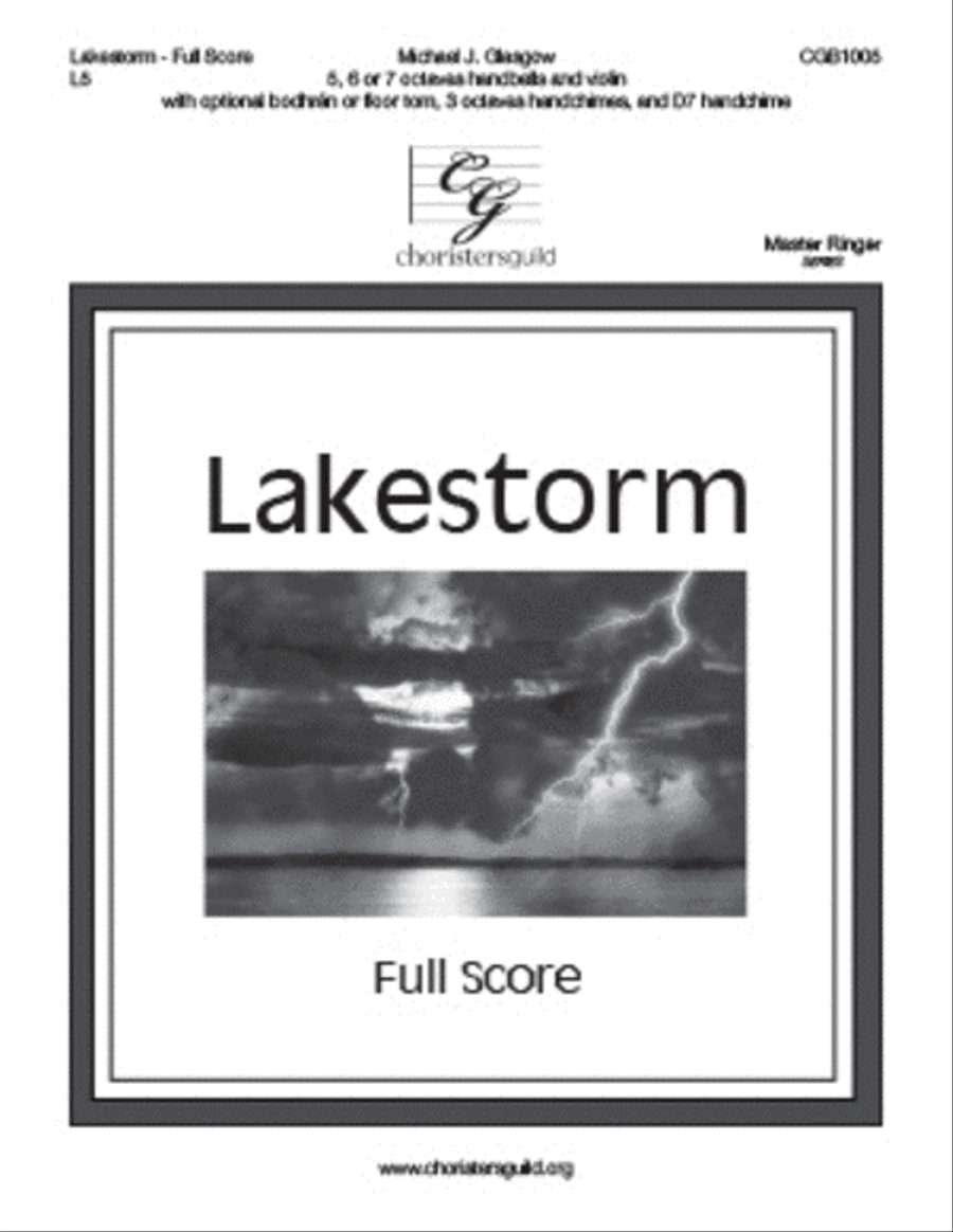 Lakestorm Full Score Lakestorm Full Score Handbell Choir scores gallery preview page 1