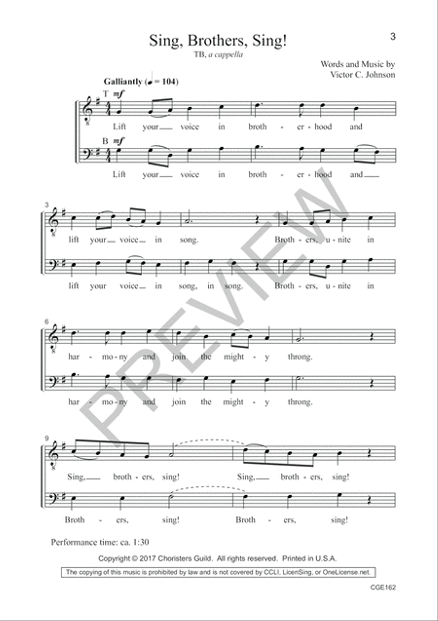 A Cappella! Volume II - TB Choral Edition TTBB scores gallery preview page 3