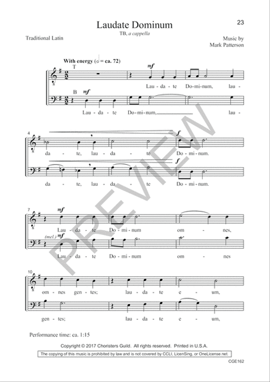 A Cappella! Volume II - TB Choral Edition TTBB scores gallery preview page 13