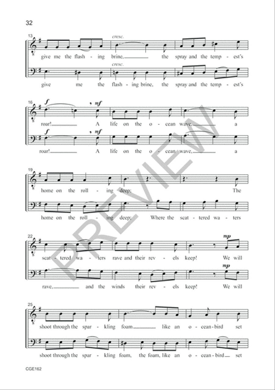 A Cappella! Volume II - TB Choral Edition TTBB scores gallery preview page 18
