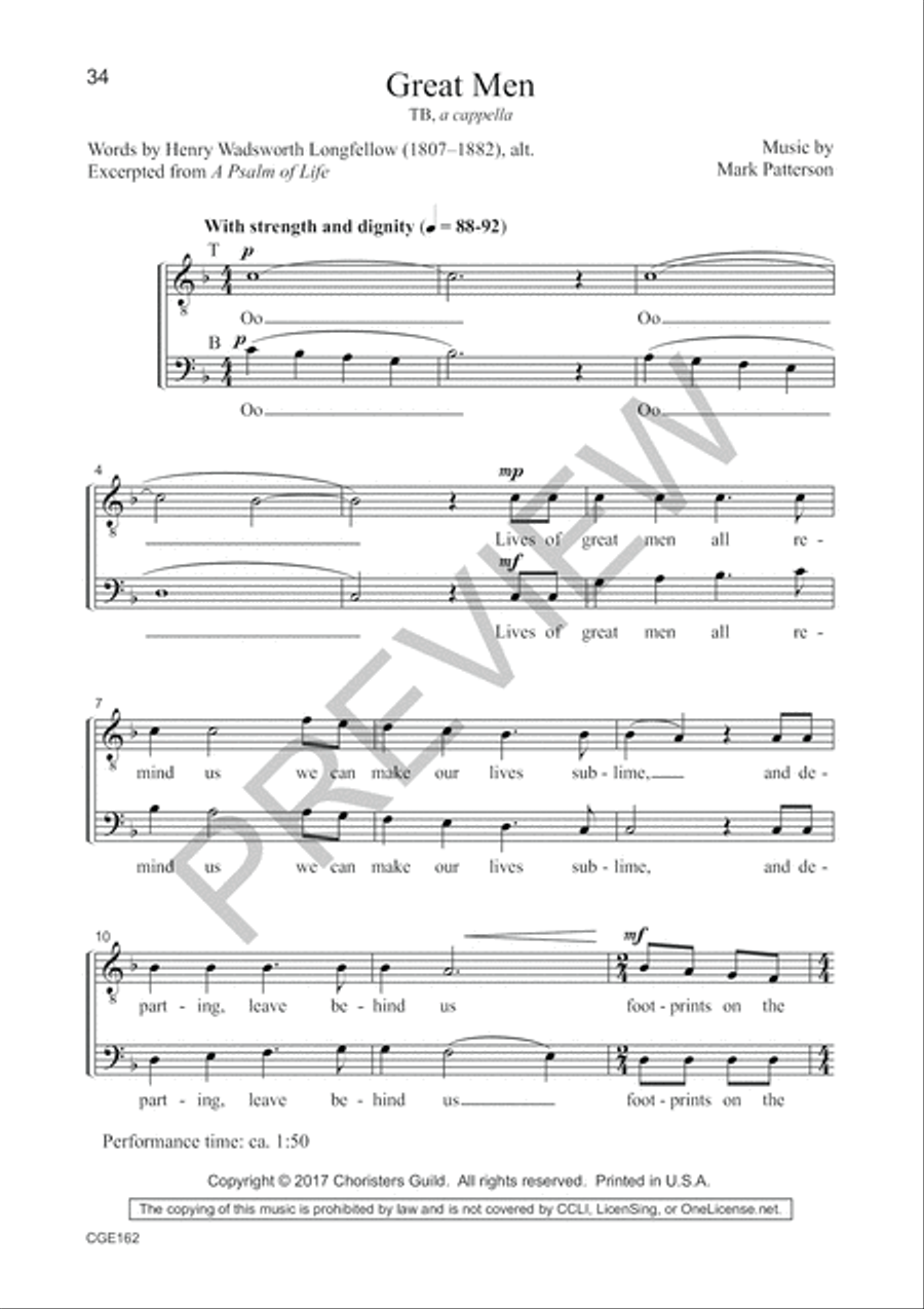 A Cappella! Volume II - TB Choral Edition TTBB scores gallery preview page 19