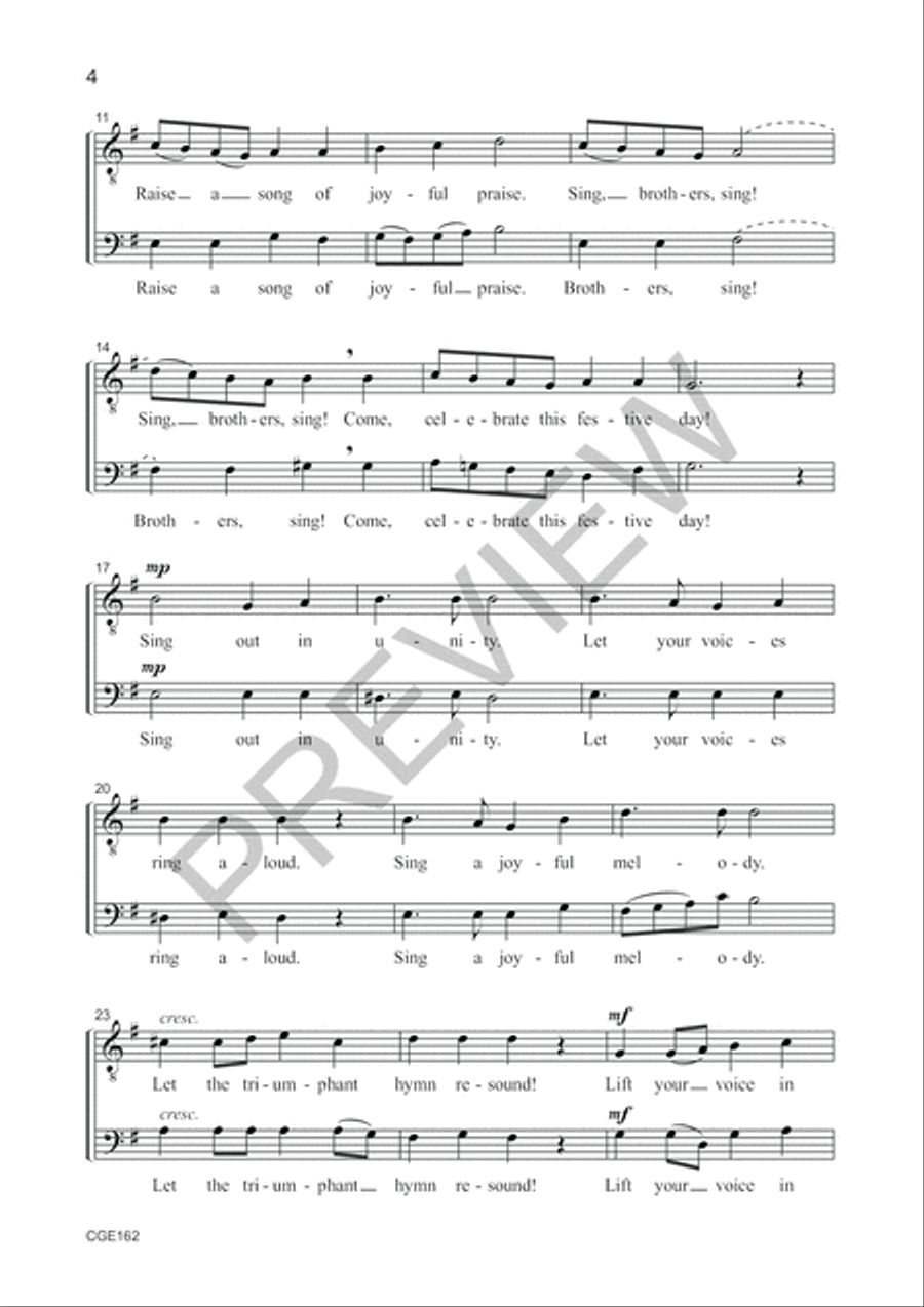 A Cappella! Volume II - TB Choral Edition TTBB scores gallery preview page 4