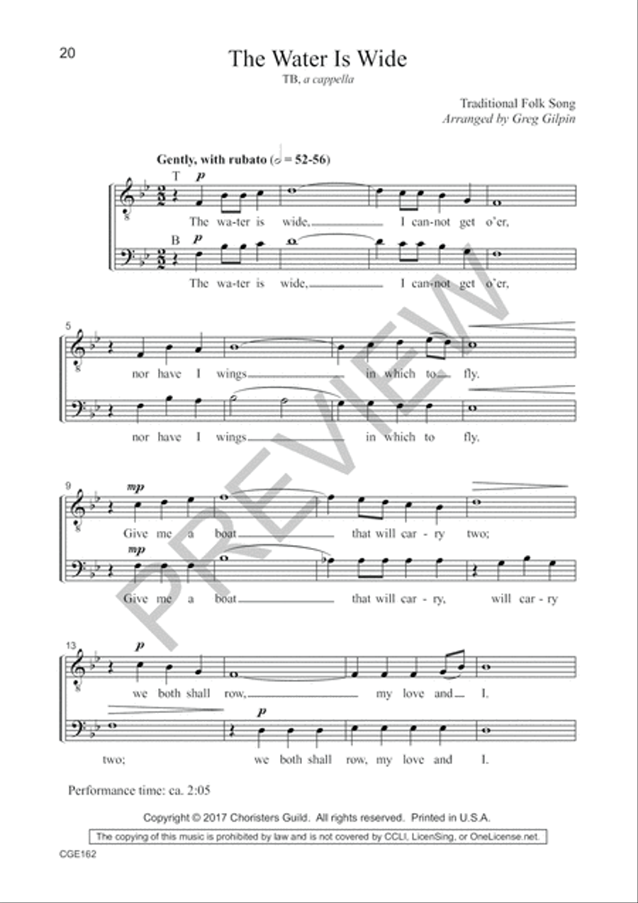 A Cappella! Volume II - TB Choral Edition TTBB scores gallery preview page 11
