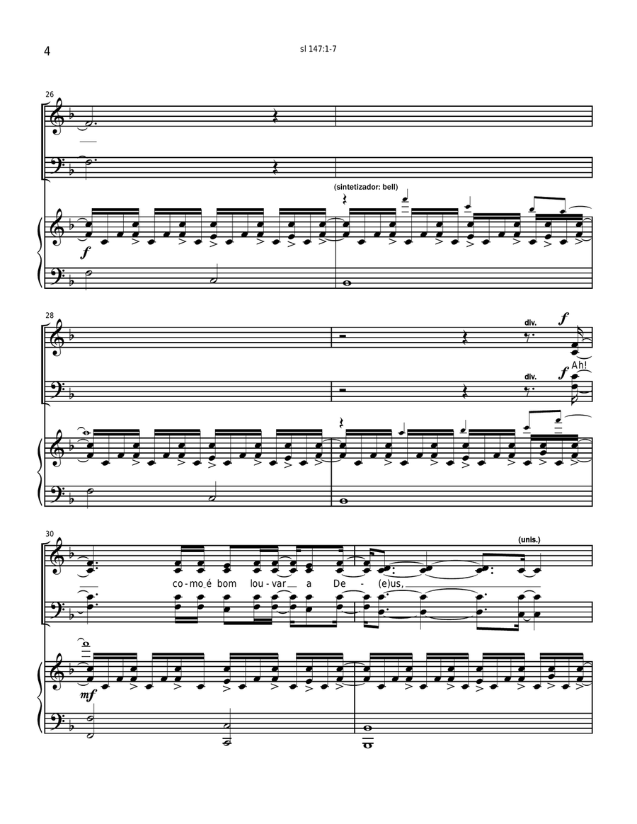 sl 147:1-7 sl 147:1-7 Choir scores gallery preview page 5