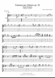 Fantasia per chitarra op. 36
