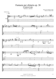 Fantasia per chitarra op. 38