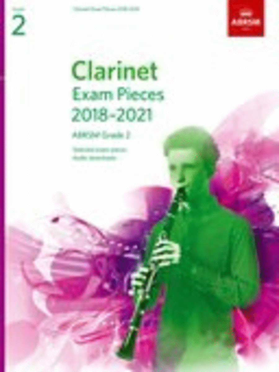 Clarinet Exam Pieces 2018-2021, ABRSM Grade 2 Clarinet scores gallery preview page 1