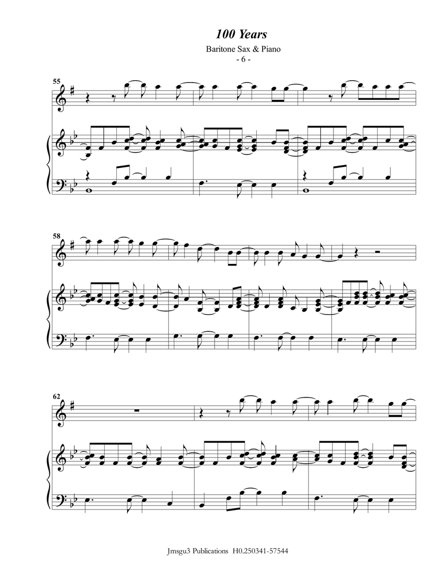Applause by Lady Gaga Baritone Saxophone - Digital Sheet Music page 6