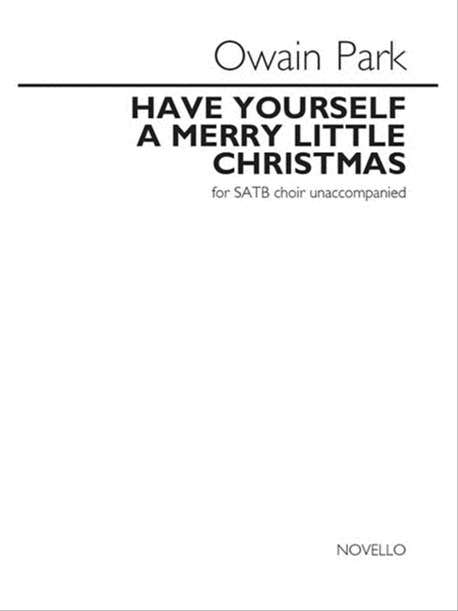 Have Yourself a Merry Little Christmas 4-Part scores gallery preview page 1