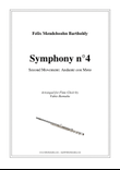 Andante con Moto - from Mendelssohn's Symphony n°4 