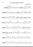 Brahms - Love Song Waltzes Op.52 for Choir and Chamber Orchestra - Bassoon 1