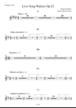 Brahms - Love Song Waltzes Op.52 for Choir and Chamber Orchestra - Trumpet 2