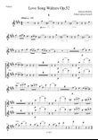 Brahms - Love Song Waltzes Op.52 - Violin 1