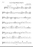 Brahms - Love Song Waltzes Op.52 - Violin 2