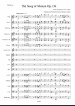 Schubert - The Song of Miriam Op.136 - Full Score