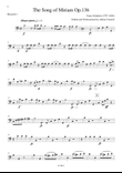 Schubert - The Song of Miriam Op.136 - Bassoon 1