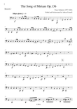 Schubert - The Song of Miriam Op.136 - Bassoon 2