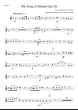Schubert - The Song of Miriam Op.136 - Oboe 2