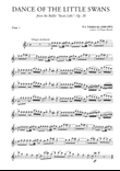 Dance of the Little Swans for Flute Quartet