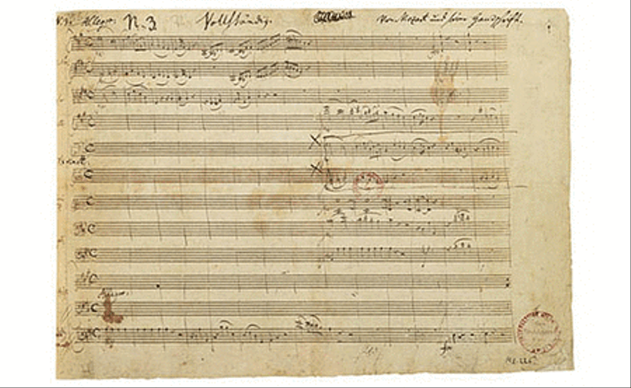 Faksimile Mozart Piano Concerto A major K. 488 Piano Solo scores gallery preview page 2