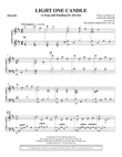 Light One Candle - Piano