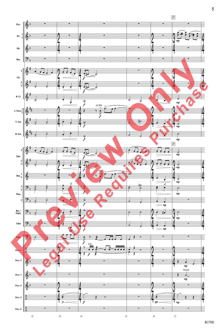 Viva! Viva! Concert Band scores gallery preview page 6