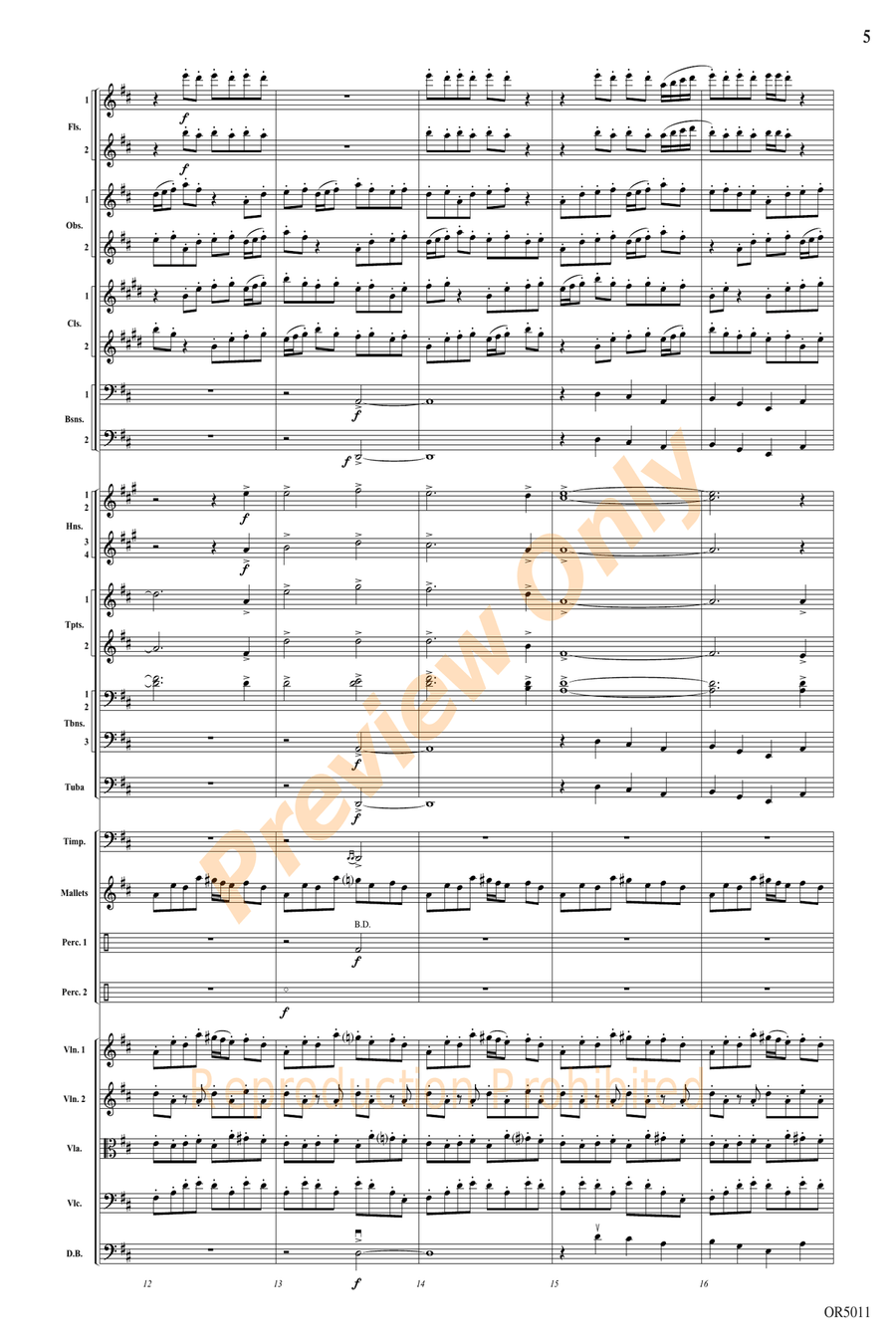 On Top of the World Full Orchestra scores gallery preview page 5