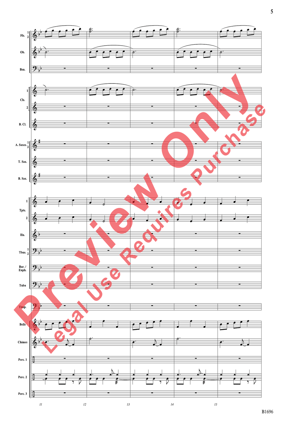 Resplendence Resplendence Concert Band scores gallery preview page 5