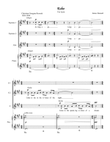 Echo for SSA voices and piano