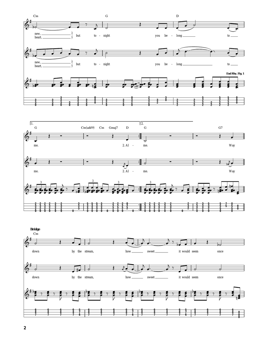 Tonight You Belong To Me Tonight You Belong To Me Ukulele scores gallery preview page 2