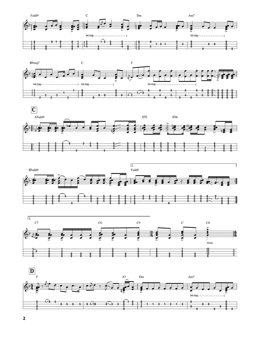 I'll Be There (arr. Jake Shimabukuro) Ukulele scores gallery preview page 2
