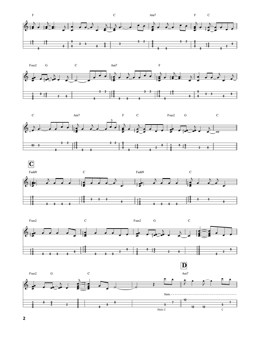 Fields Of Gold (arr. Jake Shimabukuro) Ukulele scores gallery preview page 2