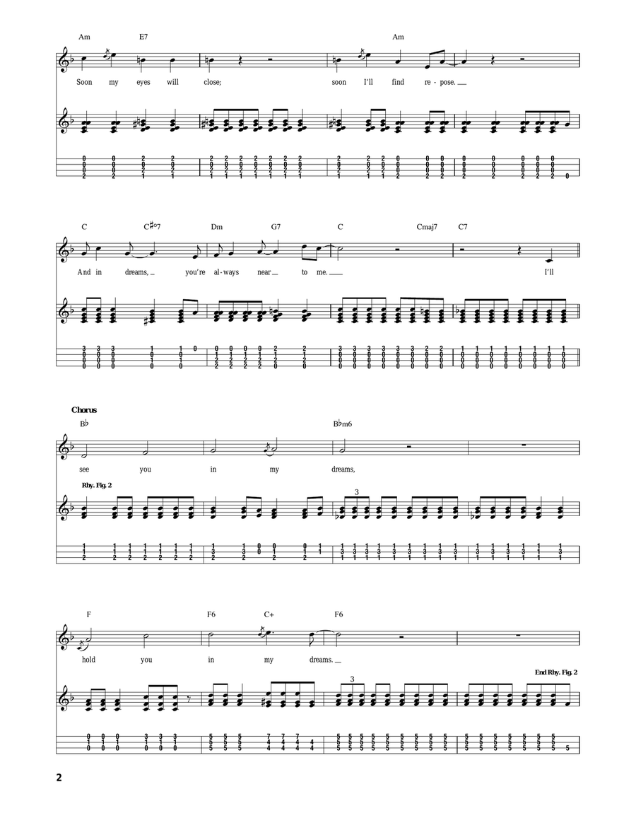 I'll See You In My Dreams Ukulele scores gallery preview page 2