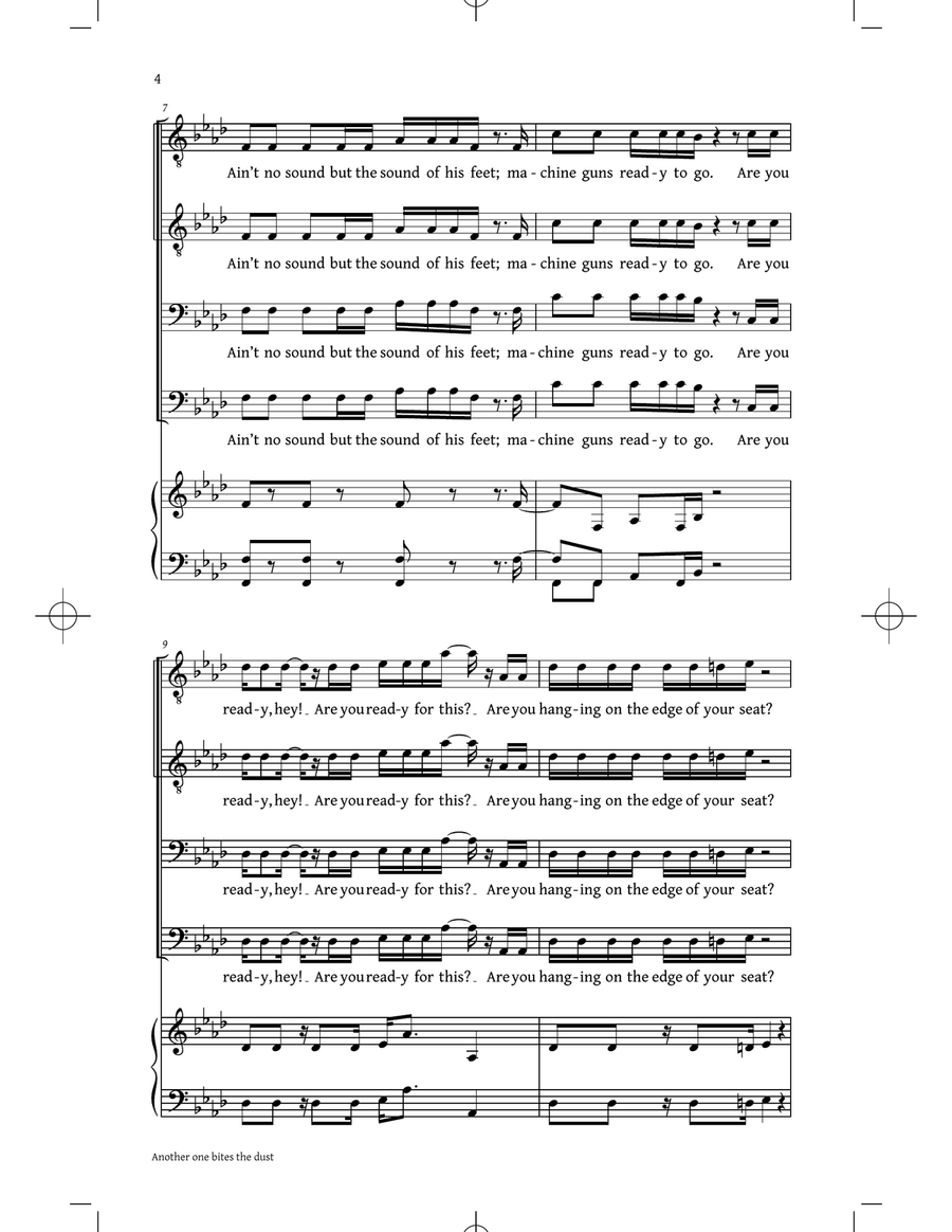 Classic Queen (Choral Collection) (arr. Philip Lawson) TTBB scores gallery preview page 2