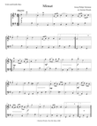 Minuet for Violin and Bass by Telemann
