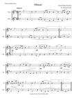 Minuet for Flute and Oboe by Telemann