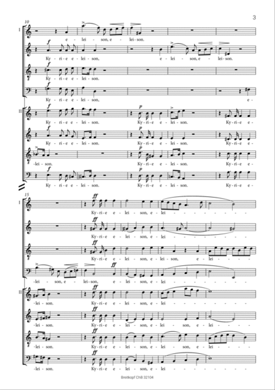 Missa in a op. posthum Missa in a op. posthum A Cappella scores gallery preview page 3