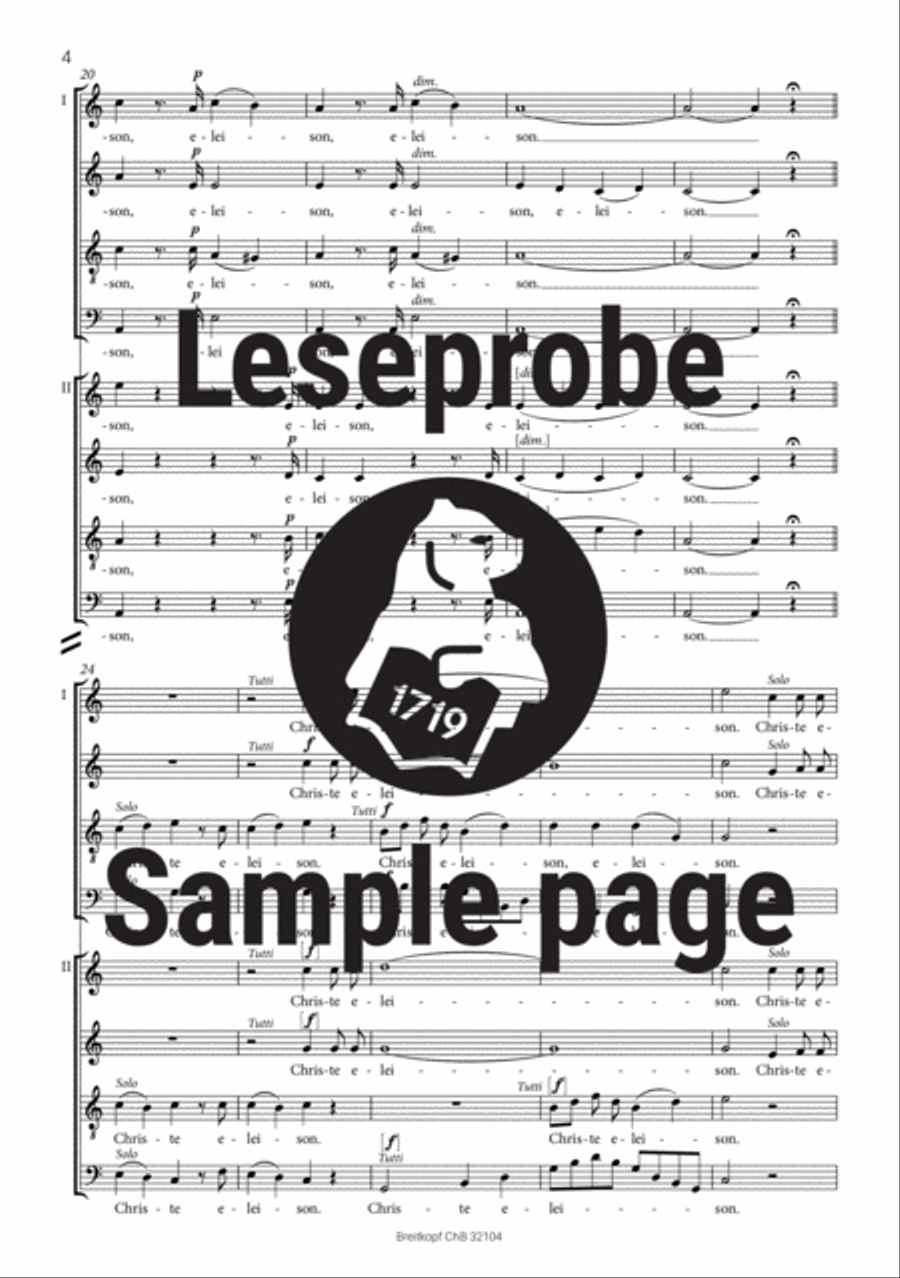 Missa in a op. posthum Missa in a op. posthum A Cappella scores gallery preview page 4