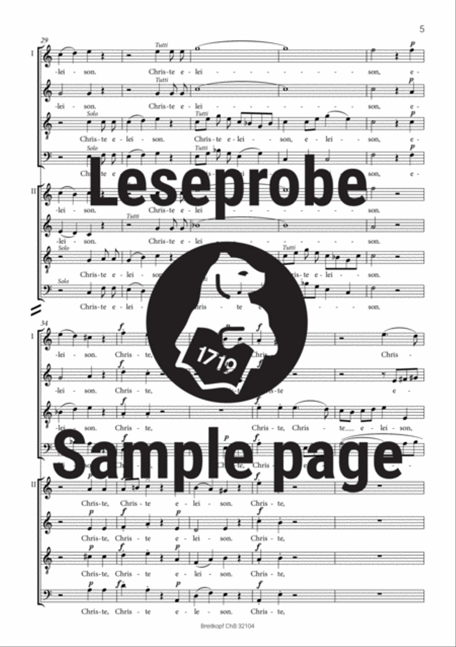 Missa in a op. posthum Missa in a op. posthum A Cappella scores gallery preview page 5