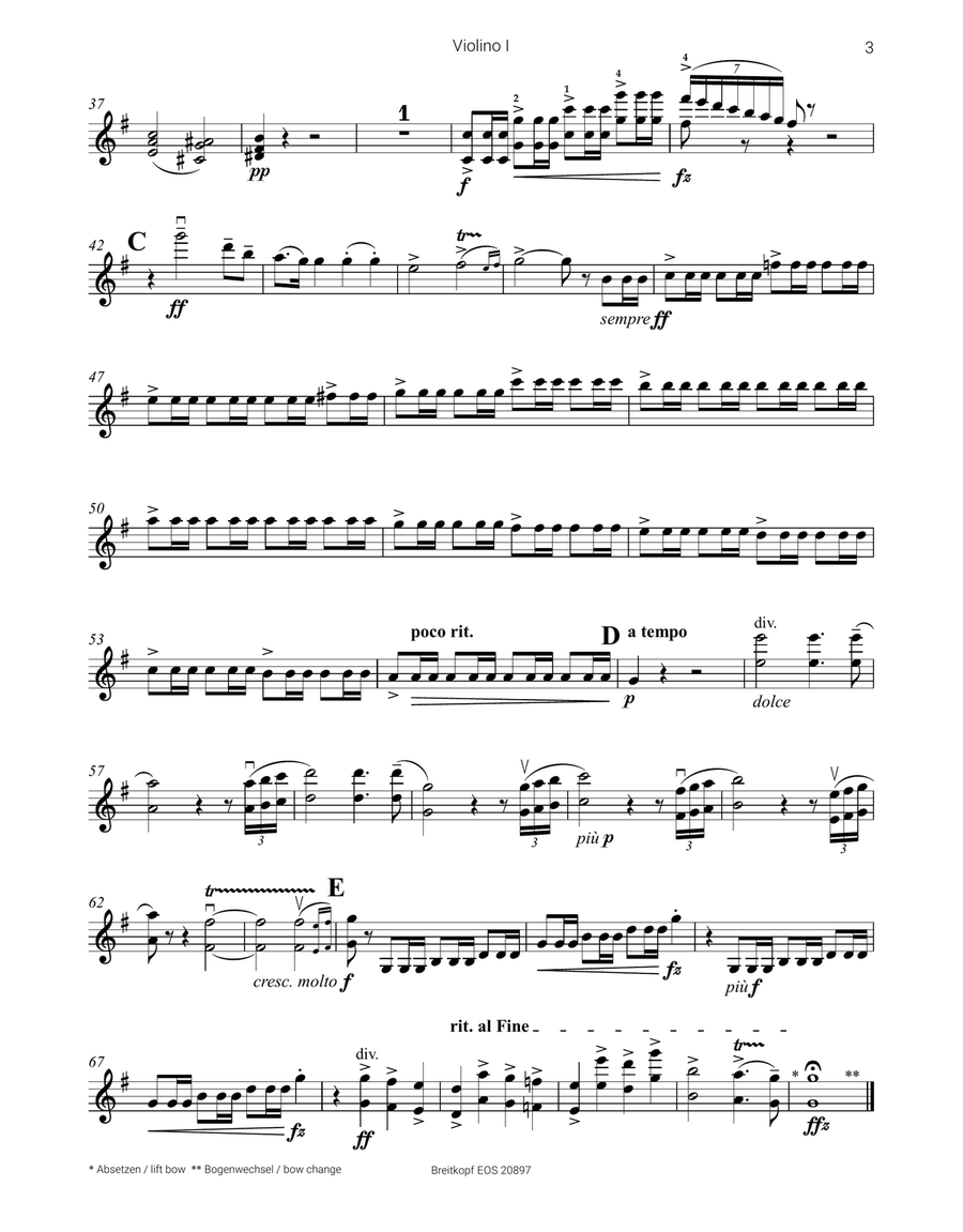 From Holberg's Time Op. 40 Part scores gallery preview page 3