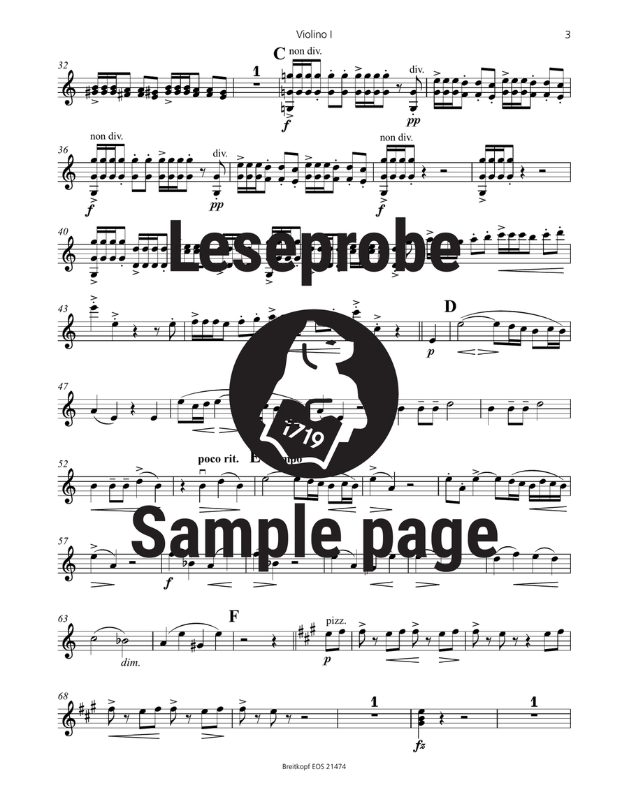 Peer Gynt Suite No. 2 Op. 55 Peer Gynt Suite No. 2 Op. 55 Part scores gallery preview page 4