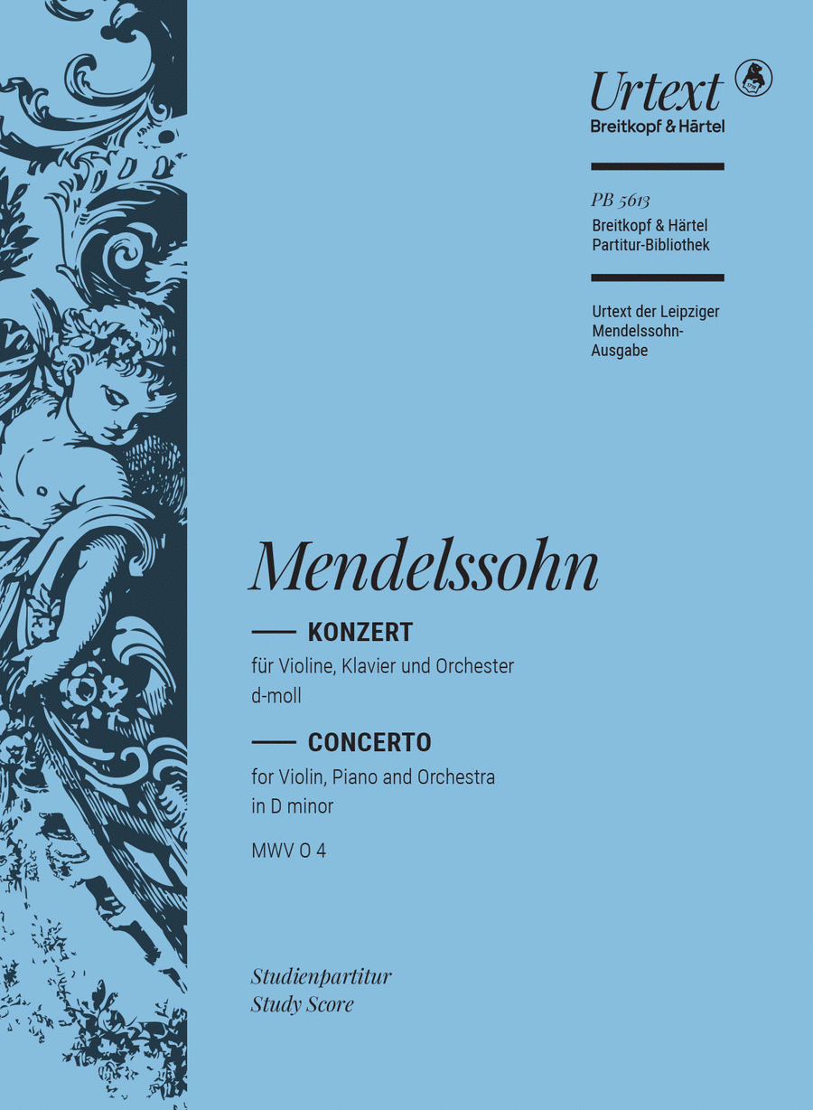 Concerto in D minor MWV O 4 Piano scores gallery preview page 1
